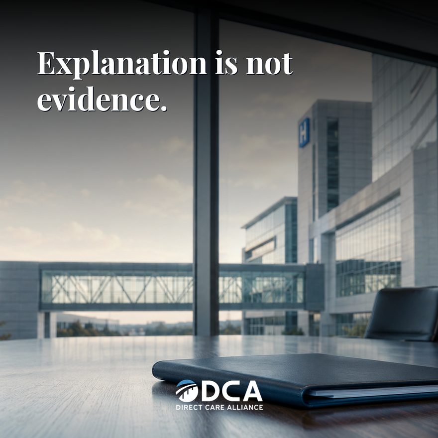 Creative for Explanation is not evidence
