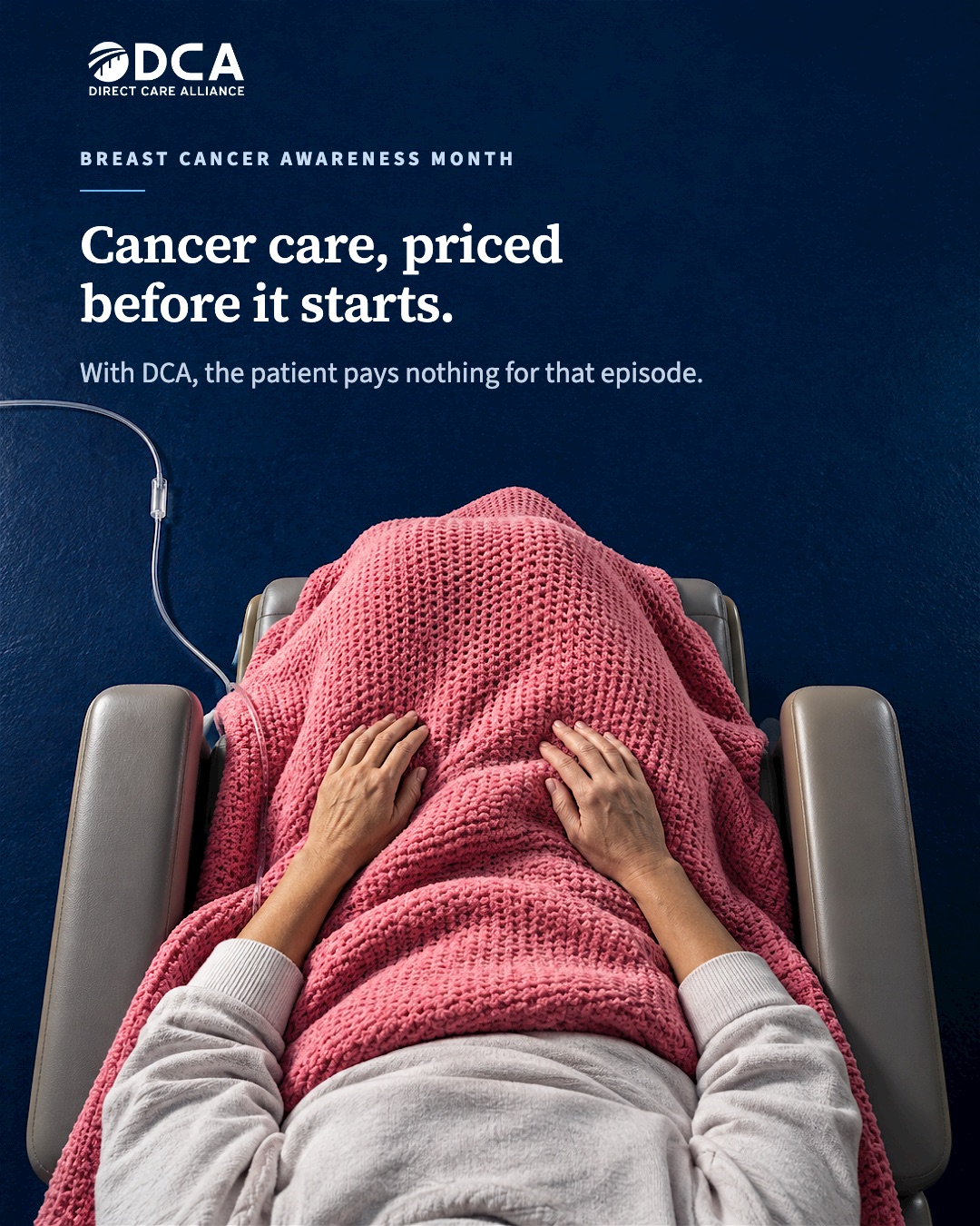Creative for Cancer care, priced before it starts