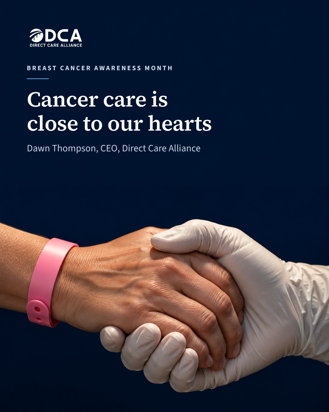 Creative for Cancer care is close to our hearts