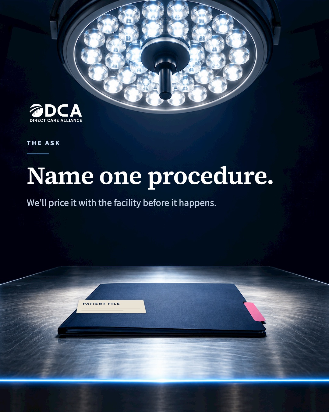 Creative for Name one procedure